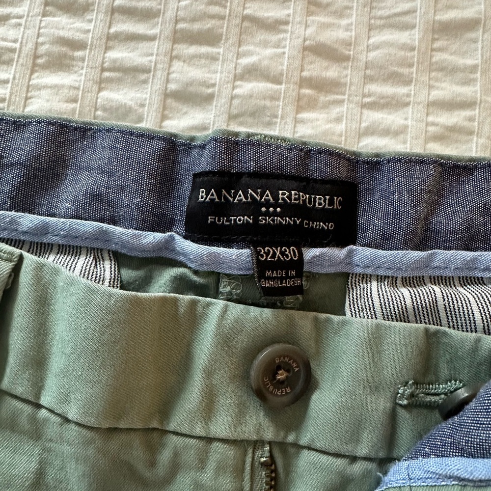BANANA REPUBLIC FACTORY Mason Chino Flat Front Pants